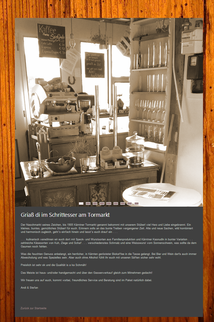 Schrittesser Mobile Ansicht